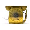 Image 3 : Vintage Yellow Rotary Telephone By Automatic Electric