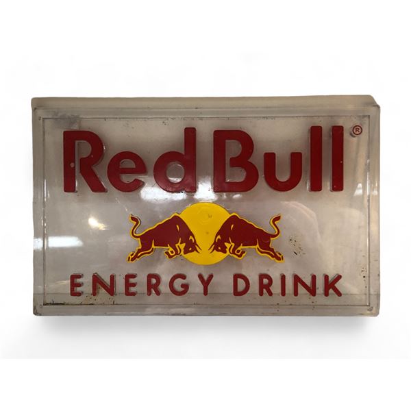 Acrylic Red Bull Energy Drink Plaque
