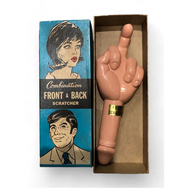 Vintage Adult Novelty Front And Back Scratcher In Original Box