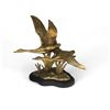 Image 1 : Vintage Brass Sculpture Of Geese