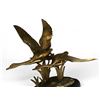 Image 2 : Vintage Brass Sculpture Of Geese