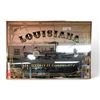 Image 1 : Vintage Louisiana Steam Boat Company Framed Advertising Mirror