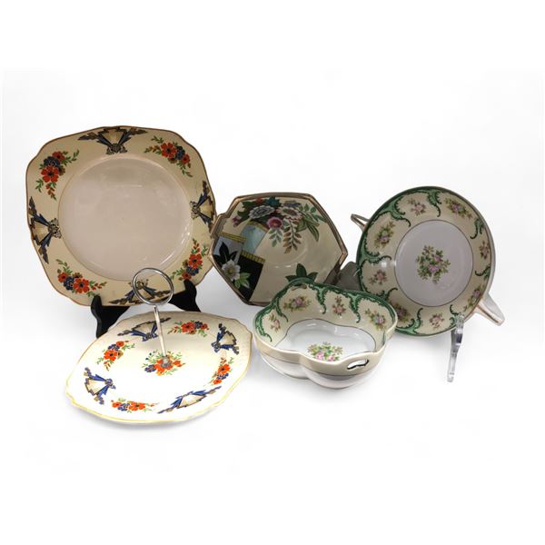 2 H & K Plates And 3 Noritake Bowls