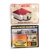 Image 1 : Ho Scale Town Hall Kit, And A Woodland Scenics Town And Factory Building Set N Scale, Both In Box