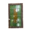 Image 1 : Vintage Wood Framed Leaded Stained Glass Panel Window
