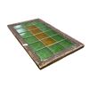 Image 2 : Vintage Wood Framed Leaded Stained Glass Panel Window