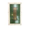 Image 3 : Vintage Wood Framed Leaded Stained Glass Panel Window