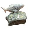 Image 2 : Carved Fish On Possible Raw Jade Rock, Signed Jsidora Markovie 2002