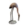 Image 1 : Cast Metal Crane Sculpture
