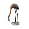 Image 2 : Cast Metal Crane Sculpture