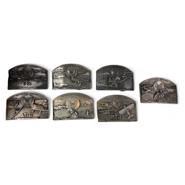 7 Historical Aircraft Belt Buckles