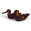 Image 2 : 2 Hand Carved Hand Painted Duck Decoys And 2 Miniature Ducks