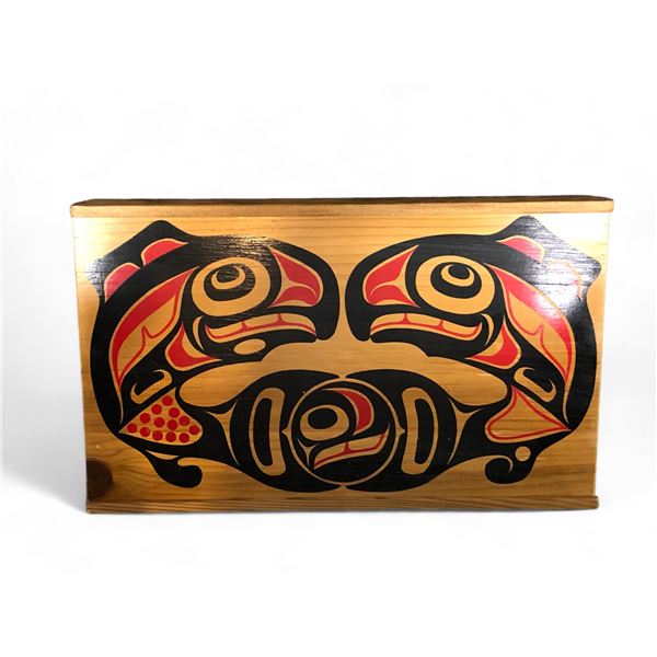 Hand Painted First Nations Trinket Box