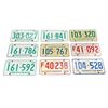 Image 1 : 9 Assorted Saskatchewan License Plates, 1973, 1968, 1972, 1971, 1976, 1974