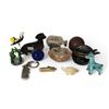 Image 1 : Assorted Collectibles, Ship In A Bottle, Fish Floats, Keychains, Beswick, Glass Sea Diver Paper Weig