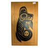 Image 1 : First Nations Hand Carved Wooden Sea Lion Plaque