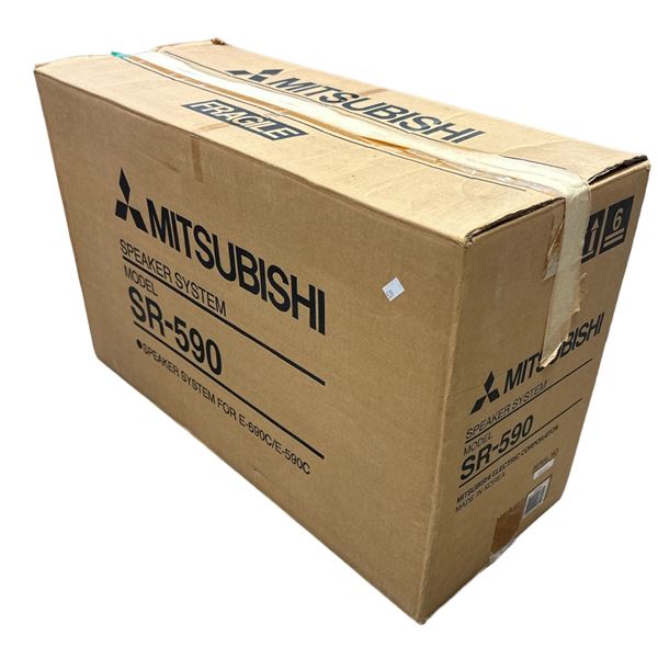 Mitsubishi Speaker System Model# Sr-590 In Original Box