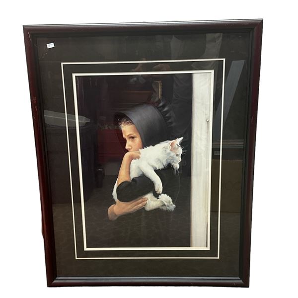 Framed Print Of Amish Country Sarah  #1000