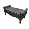Image 1 : Black Wicker Bench