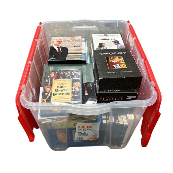 Tote Full Of Various DVDs
