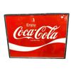 Image 2 : Metal Framed Plastic Enjoy Coca Cola Sign