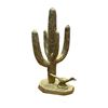 Image 1 : Brass Cactus And Road Runner Sculpture