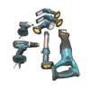 Image 2 : Makita Duffle Bag Full Of Various Makita Tools, Skill Saw, Drills, Lights, Etc..