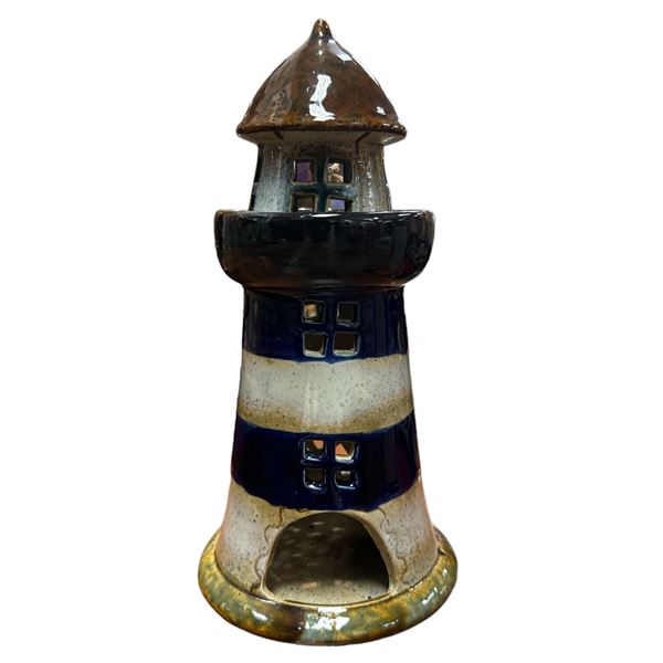 Keeper's Of The Coast Light House Candle Holder
