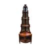 Image 1 : 5 Tier Wooden Corner Cabinet
