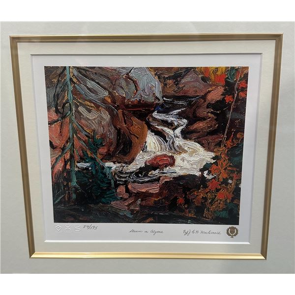 Framed Print '"Dream In Algoma" #84/595 By E.H. Macdonald