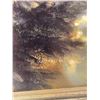 Image 2 : Framed Painting On Board Of Eagle In Forest Signed Geisness