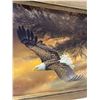 Image 3 : Framed Painting On Board Of Eagle In Forest Signed Geisness