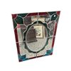 Image 1 : Leaded Stained Glass Mirror Window