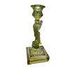 Image 1 : Vintage Green Glass Fish Candlestick Holder