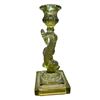 Image 2 : Vintage Green Glass Fish Candlestick Holder