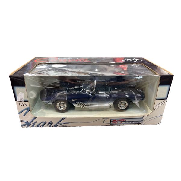 1:18 Die Cast Design Mako Shark Corvette In Box