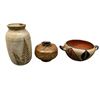 Image 1 : 3 South American Pottery Pieces, Bowl, Vase, Etc..