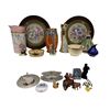 Image 1 : Large Assortment Of Collectibles, Dishes, Paper Weights, Figurines, Vases, Bell, Etc..