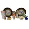 Image 2 : Large Assortment Of Collectibles, Dishes, Paper Weights, Figurines, Vases, Bell, Etc..