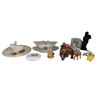 Image 8 : Large Assortment Of Collectibles, Dishes, Paper Weights, Figurines, Vases, Bell, Etc..