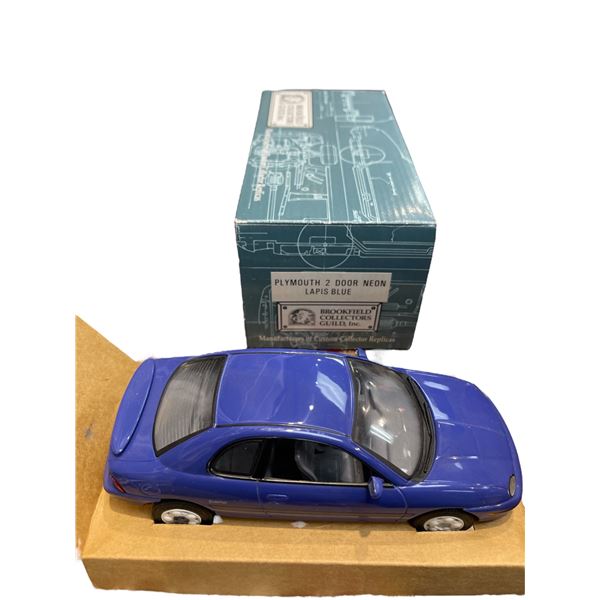 Brookfield Collectors Guild Plymouth Two Door  Neon Lapis Blue In Box