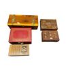 Image 1 : 5 Assorted Jewelry Boxes With Costume Jewelry