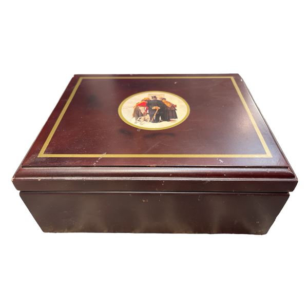 Cigar Humidor With 3 Cigars