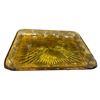 Image 3 : Mid Century Modern Amber Glass Trinket Set