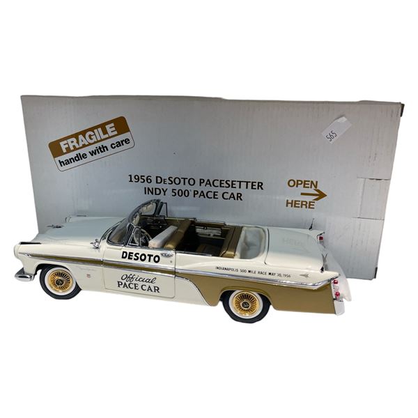 Die Cast Danbury Mint 1956 Desoto Pacesetter Indie 500 Pace Car In Box