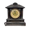 Image 1 : Vintage Wooden Wurttemberg Mantel Clock With Key