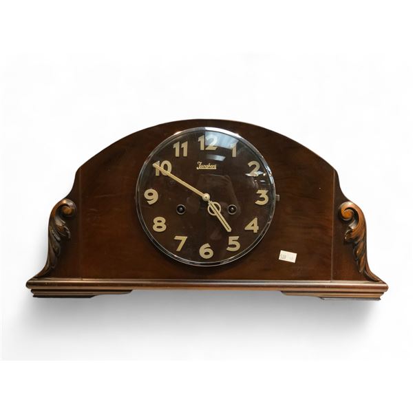 Vintage Funghans Wooden Mantel Clock