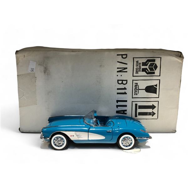 1:24 Die Cast Franklin Mint 1960 Corvette In Box