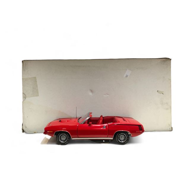 1:24 Die Cast Franklin Mint 1970 Plymouth Hemicuda In Box