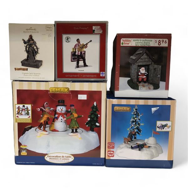 Assorted Christmas Ornaments, Hallmark, Leemax, Etc..